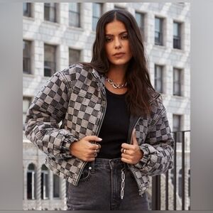 12th tribe black belted puffer jacket
